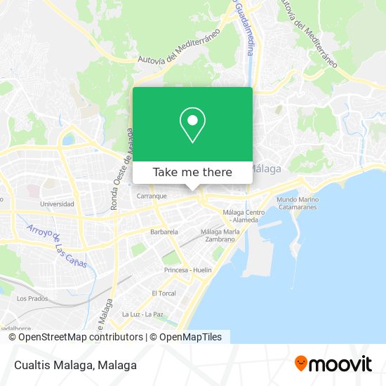 Cualtis Malaga map