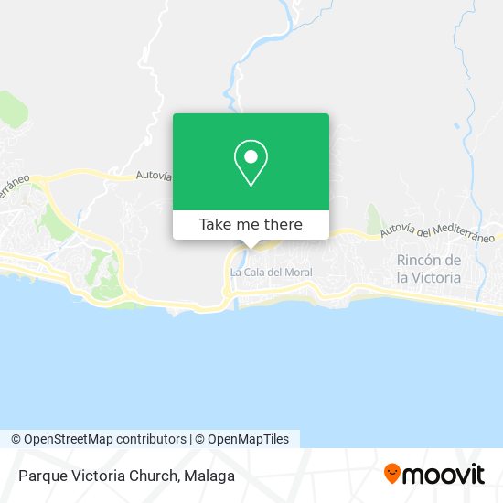 Parque Victoria Church map