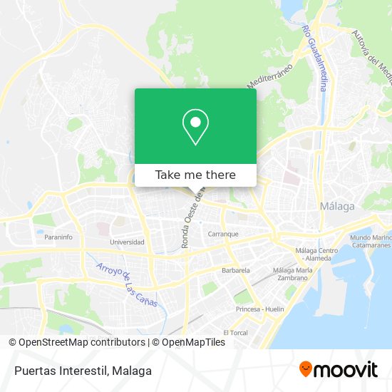 Puertas Interestil map