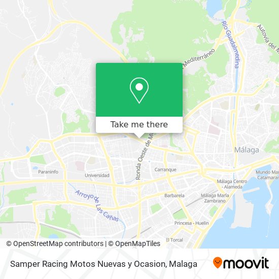 Samper Racing Motos Nuevas y Ocasion map