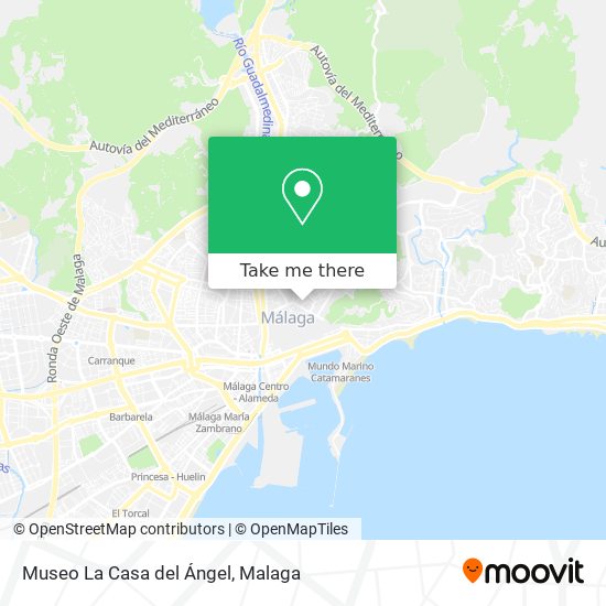 Museo La Casa del Ángel map