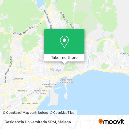 Residencia Universitaria SRM map