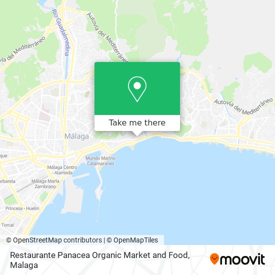 Restaurante Panacea Organic Market and Food map