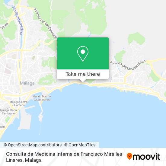 Consulta de Medicina Interna de Francisco Miralles Linares map