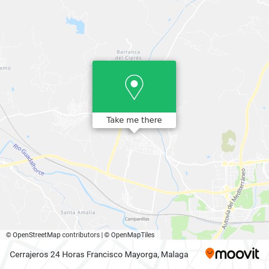Cerrajeros 24 Horas Francisco Mayorga map