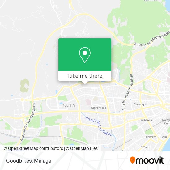 Goodbikes map