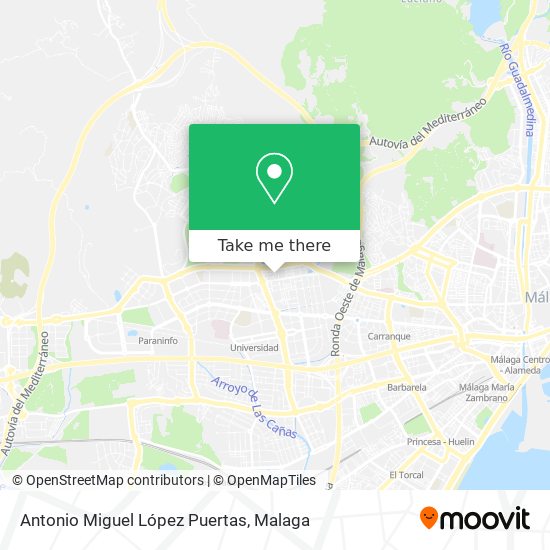 Antonio Miguel López Puertas map