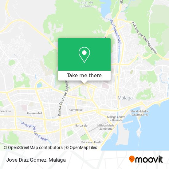 Jose Diaz Gomez map