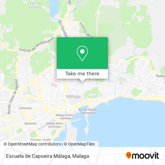 Escuela de Capoeira Málaga map