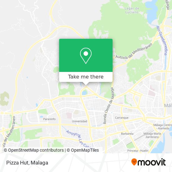 Pizza Hut map