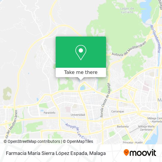 Farmacia María Sierra López Espada map