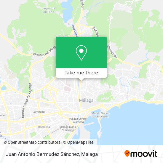 Juan Antonio Bermudez Sánchez map