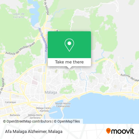 Afa Malaga Alzheimer map