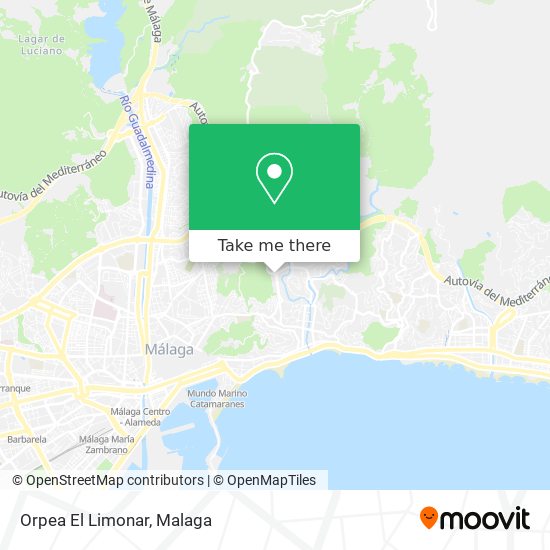 Orpea El Limonar map