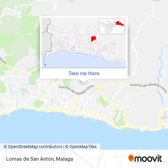 Lomas de San Antón map