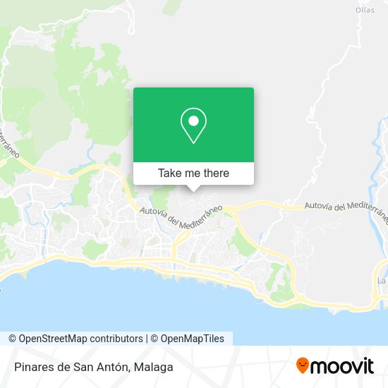 Pinares de San Antón map