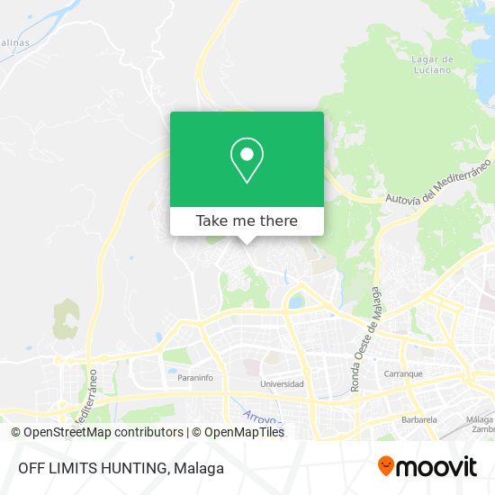 OFF LIMITS HUNTING map