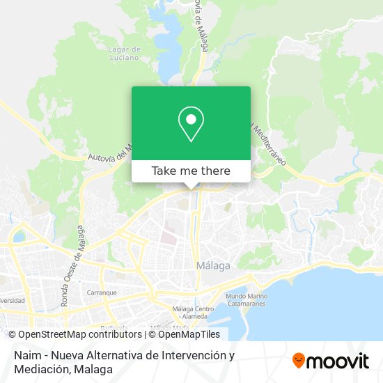 Naim - Nueva Alternativa de Intervención y Mediación map