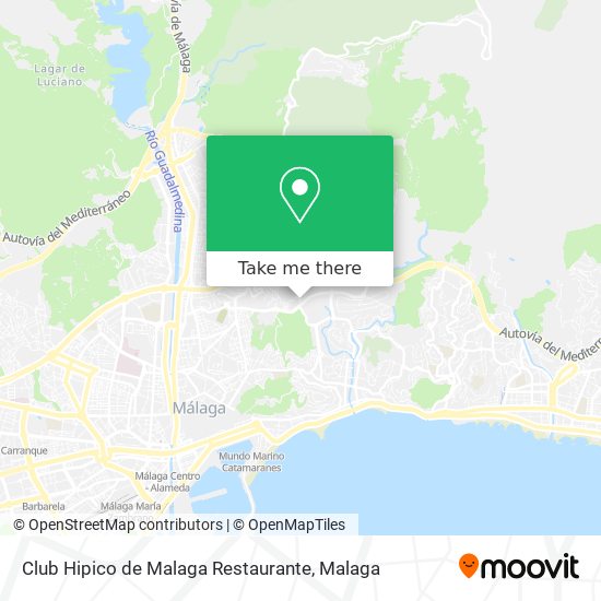 Club Hipico de Malaga Restaurante map