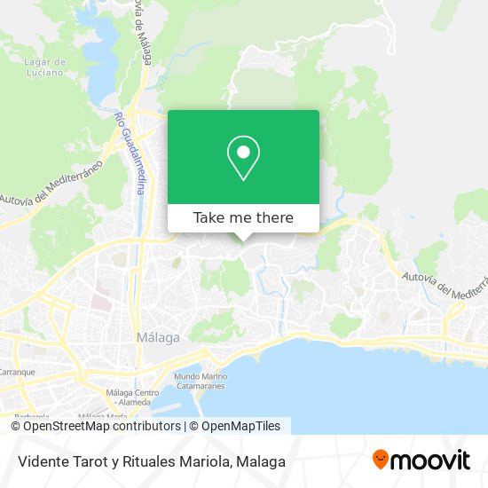 Vidente Tarot y Rituales Mariola map