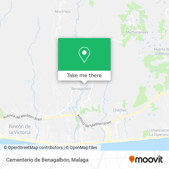 Cementerio de Benagalbón map