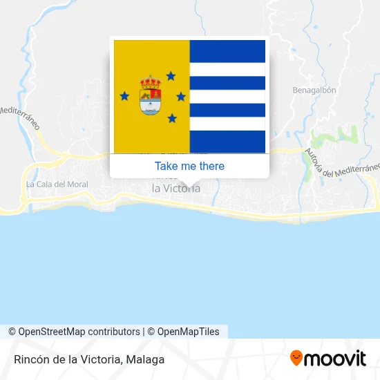 Rincón de la Victoria map