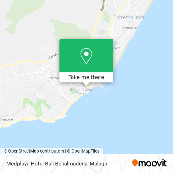 Medplaya Hotel Bali Benalmádena map