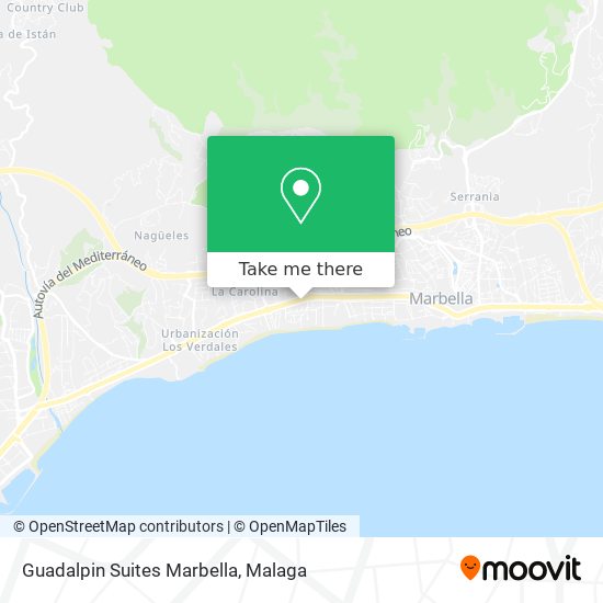 Guadalpin Suites Marbella map