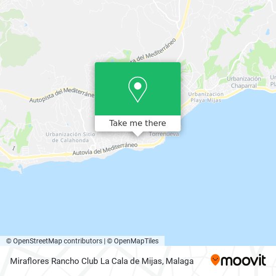 Miraflores Rancho Club La Cala de Mijas map