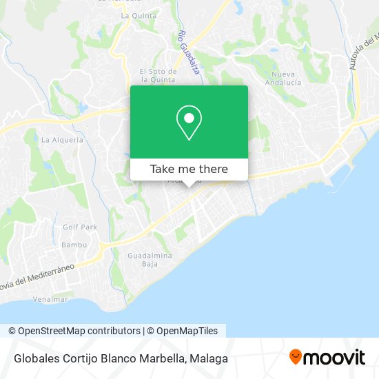 Globales Cortijo Blanco Marbella map