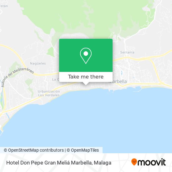 Hotel Don Pepe Gran Meliá Marbella map