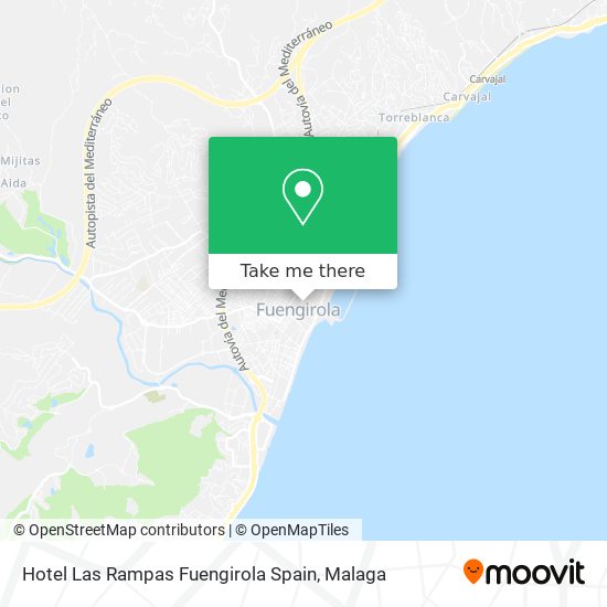 Hotel Las Rampas Fuengirola Spain map