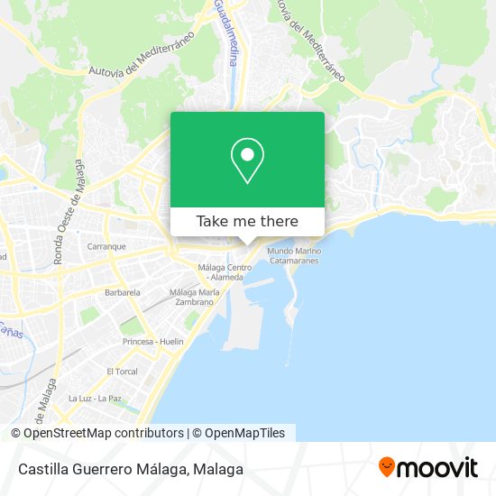 mapa Castilla Guerrero Málaga