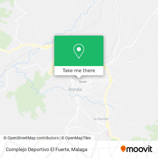 Complejo Deportivo El Fuerte map