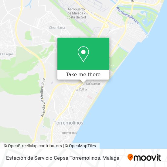 Estación de Servicio Cepsa Torremolinos map