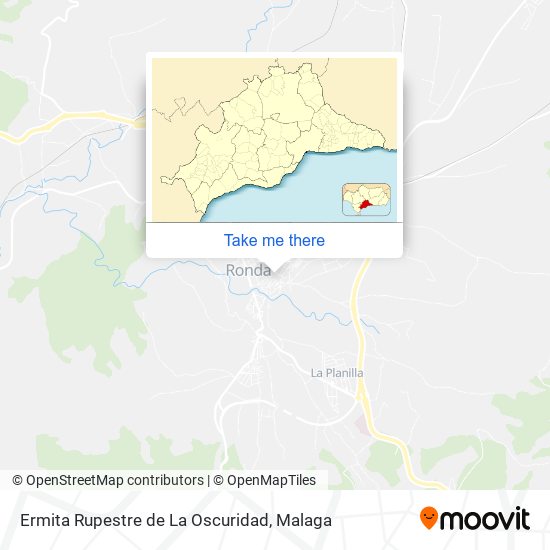 Ermita Rupestre de La Oscuridad map