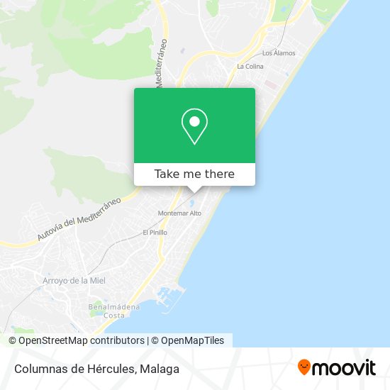 Columnas de Hércules map