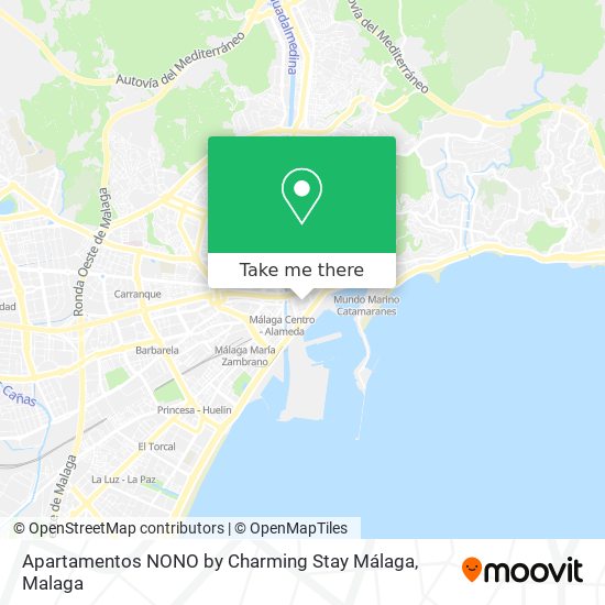 Apartamentos NONO by Charming Stay Málaga map