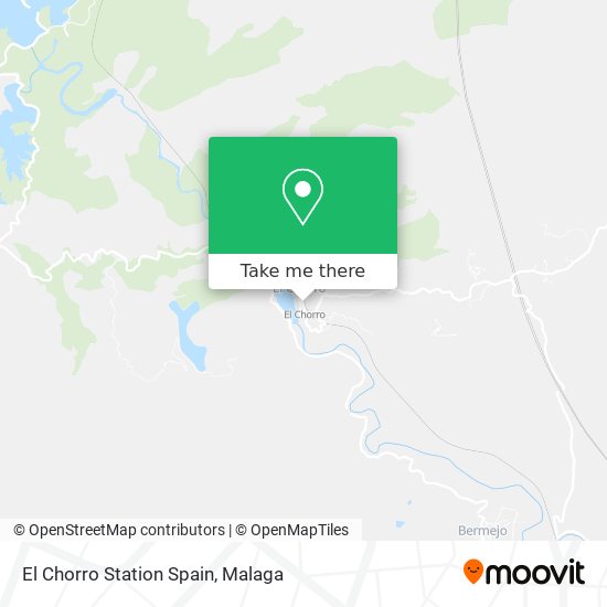 El Chorro Station Spain map