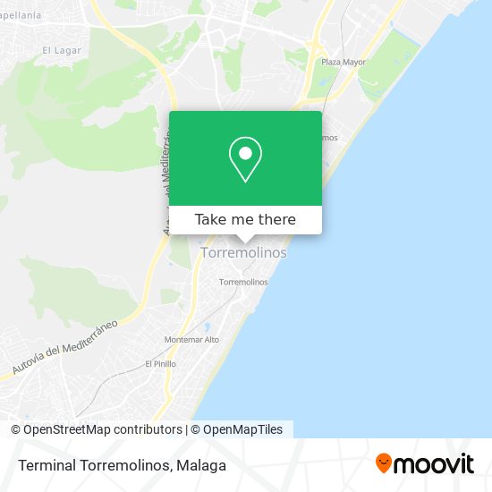 Terminal Torremolinos map