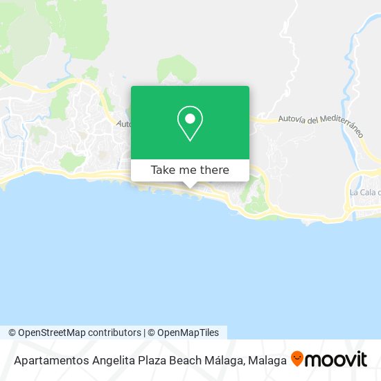 Apartamentos Angelita Plaza Beach Málaga map
