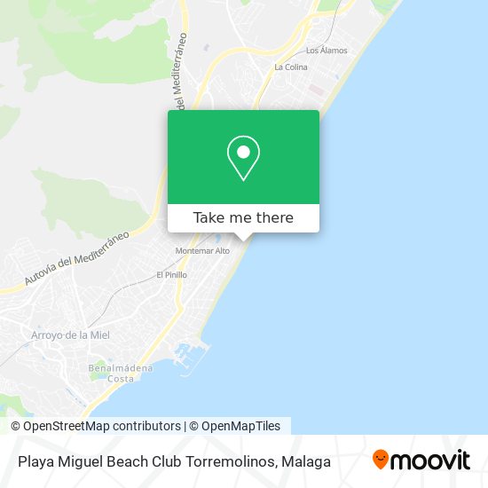 Playa Miguel Beach Club Torremolinos map