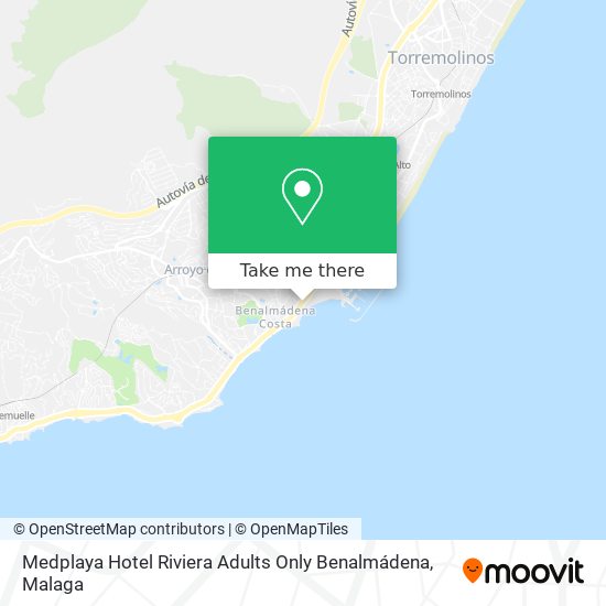 Medplaya Hotel Riviera Adults Only Benalmádena map