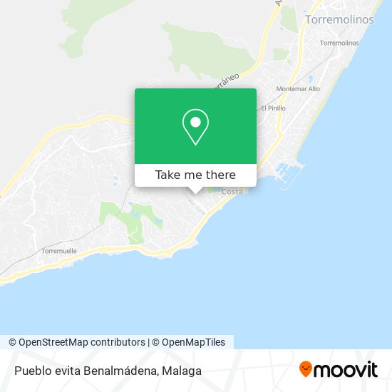 Pueblo evita Benalmádena map