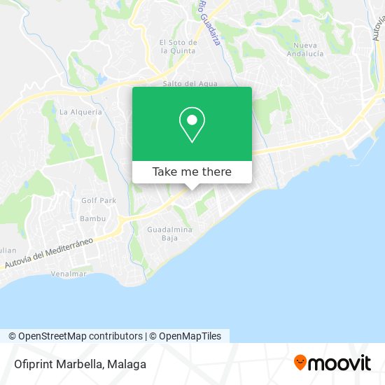 Ofiprint Marbella map