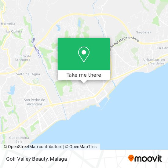 Golf Valley Beauty map