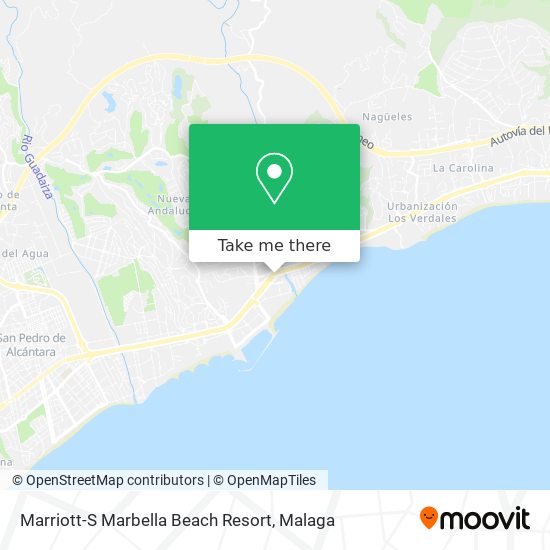 Marriott-S Marbella Beach Resort map