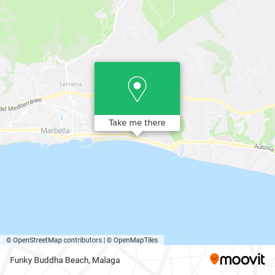 Funky Buddha Beach map