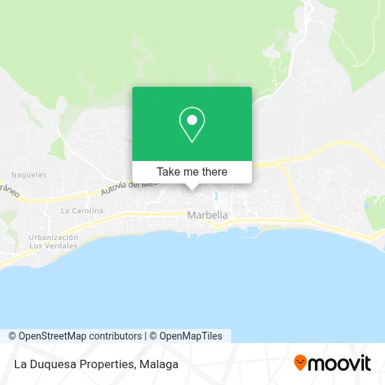 La Duquesa Properties map