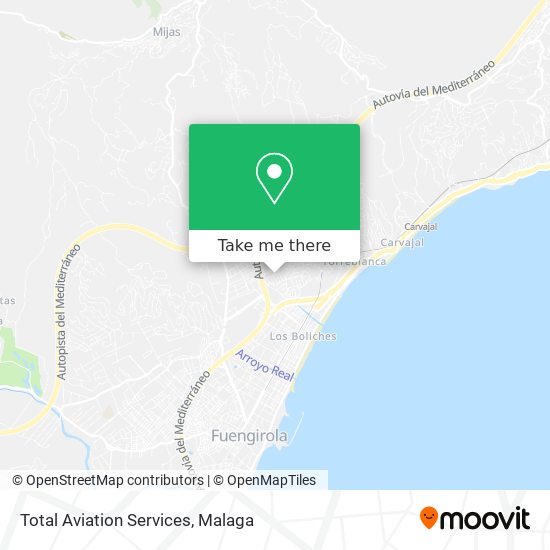 Total Aviation Services map